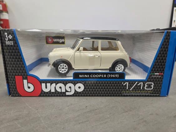 Bugaro 1969 Mini Cooper Diecast Model thumbnail