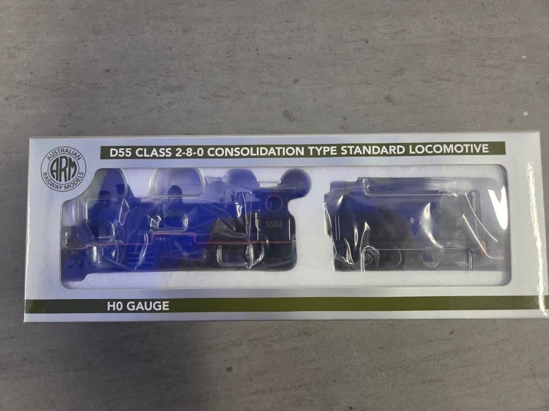 ARM D55 Class 2-4-0 Consolidation Type Locomotive - HO Scale