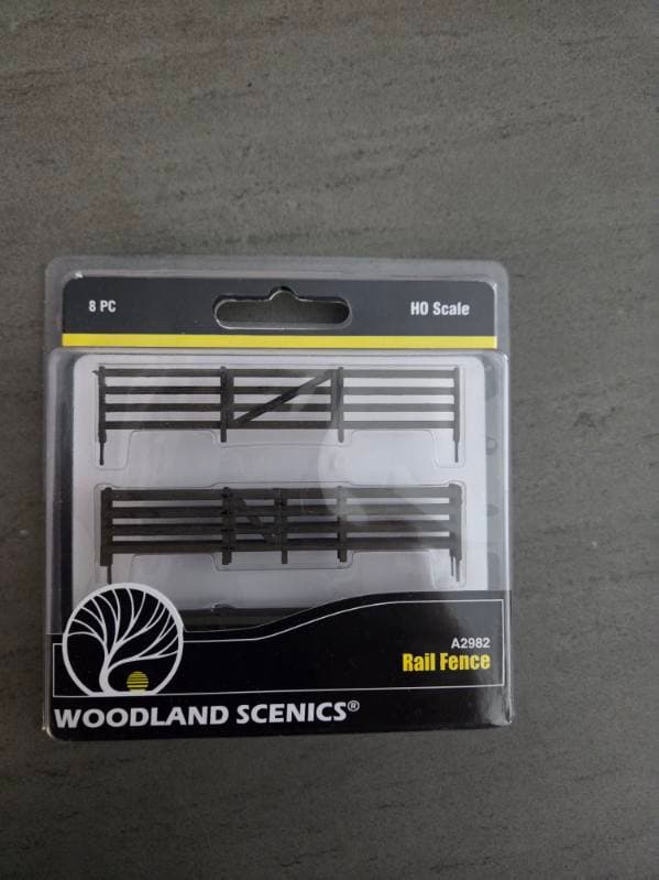 Woodland Scenics HO Scale 4 Rail Fence