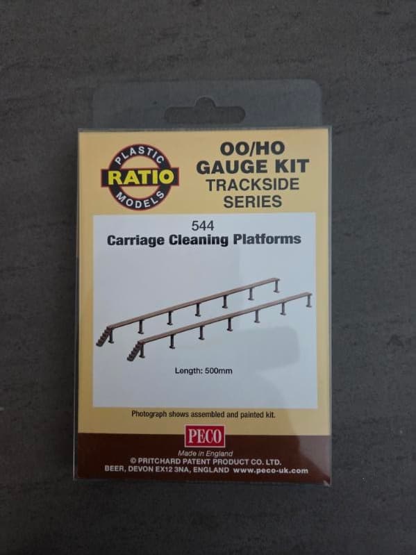 HO Scale Carriage Cleaning Platforms - Trackside Series
