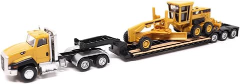 CAT CT660 Day Cab Diecast Truck and Trailer