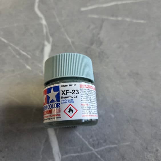 Tamiya XF-23 Light Blue Paint