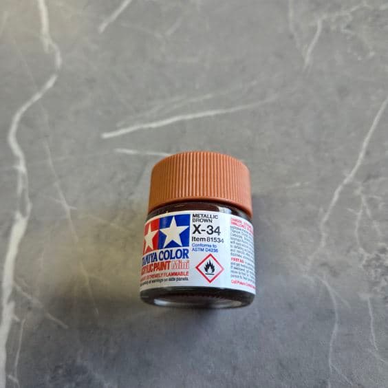 Tamiya XF-34 Metallic Brown Paint
