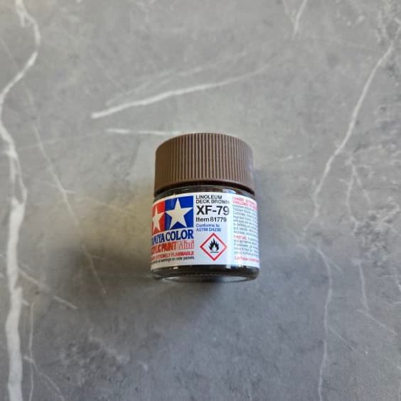 Tamiya XF-79 Linoleum Deck Brown Paint