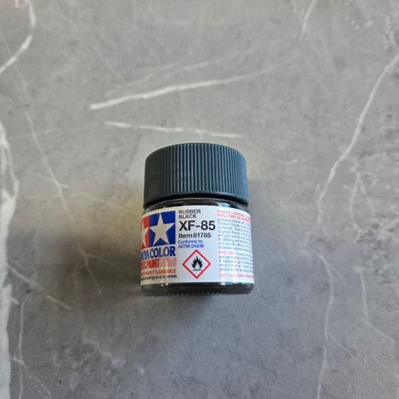 Tamiya XF-85 Rubber Black Paint