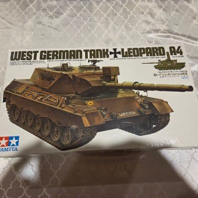 Tamiya Leopard A4 West German Tank - 1:35 Scale Model Kit