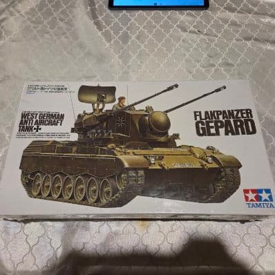 Tamiya Flakpanzer Gepard West German Anti Aircraft Tank - 1:35 Scale Model Kit