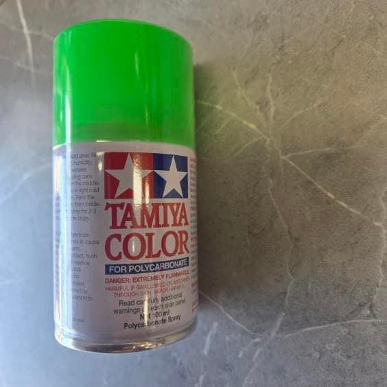 Tamiya PS-28 Fluorescent Green Spray Paint thumbnail