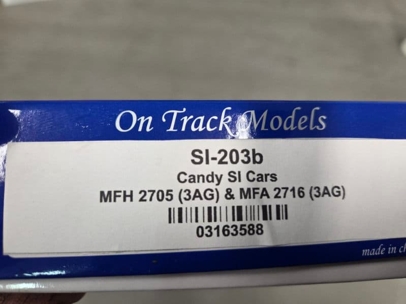 On Track Models HO Scale Candy SI Passenger Cars - Twin Pack thumbnail