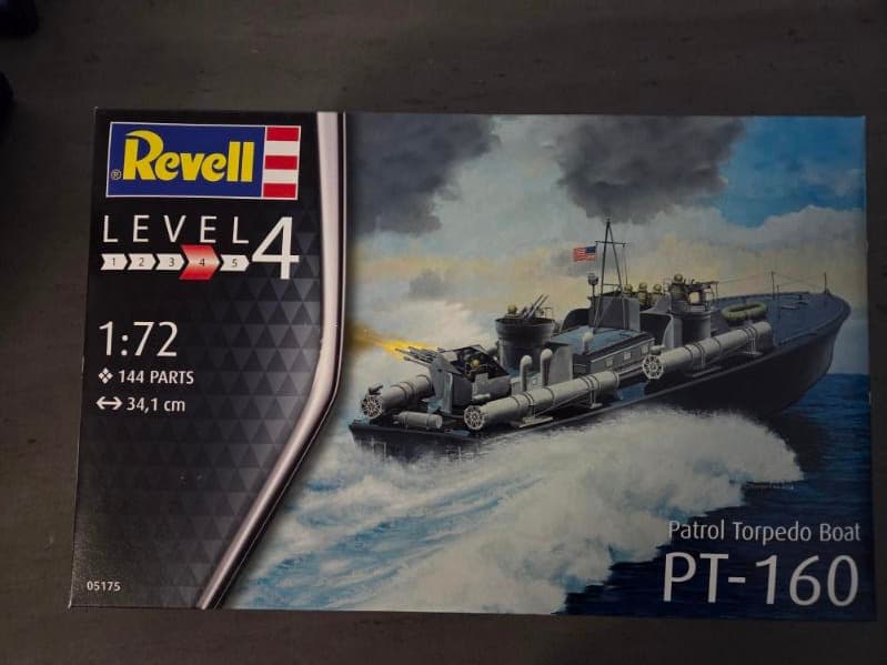 Revell PT160 Patrol Torpedo Boat - 1:72 Scale Model Kit
