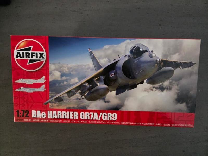 Airfix BAe Harrier GR7A/GR9 - 1:72 Scale Model Kit