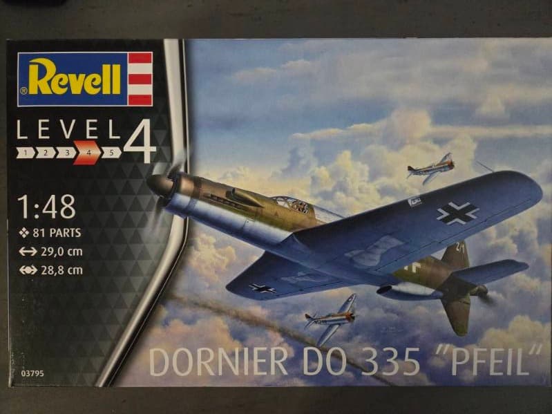 Revell Dornier DO 335 - 1:48 Scale Model Kit