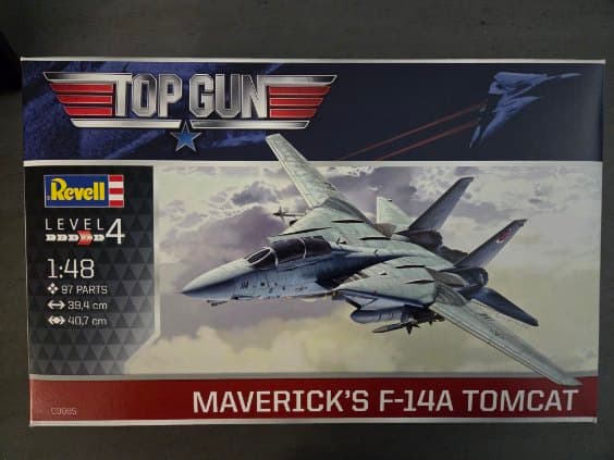 Revell F-14A Tomcat Topgun Mavericks - 1:48 Scale Model Kit