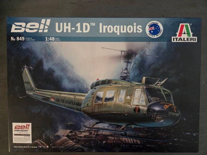 Italeri UH-1D Iroquois - 1:48 Scale Model Kit with Australian Decals