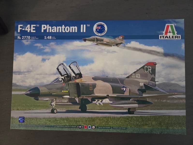 Italeri F 4E Phantom II - 1:48 Scale Model Kit with Australian Decals