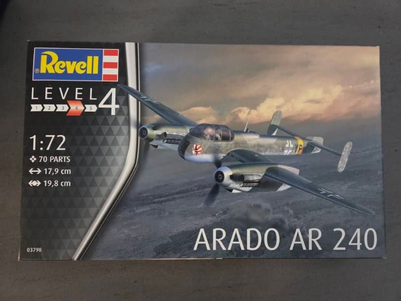 Revell ARADO AR 240 - 1:72 Scale Model Kit