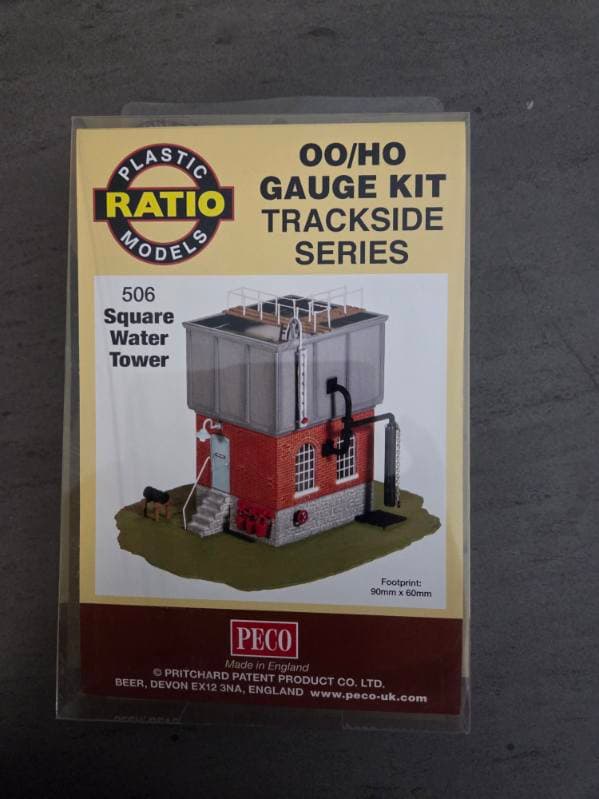 Peco HO Scale Square Water Tower