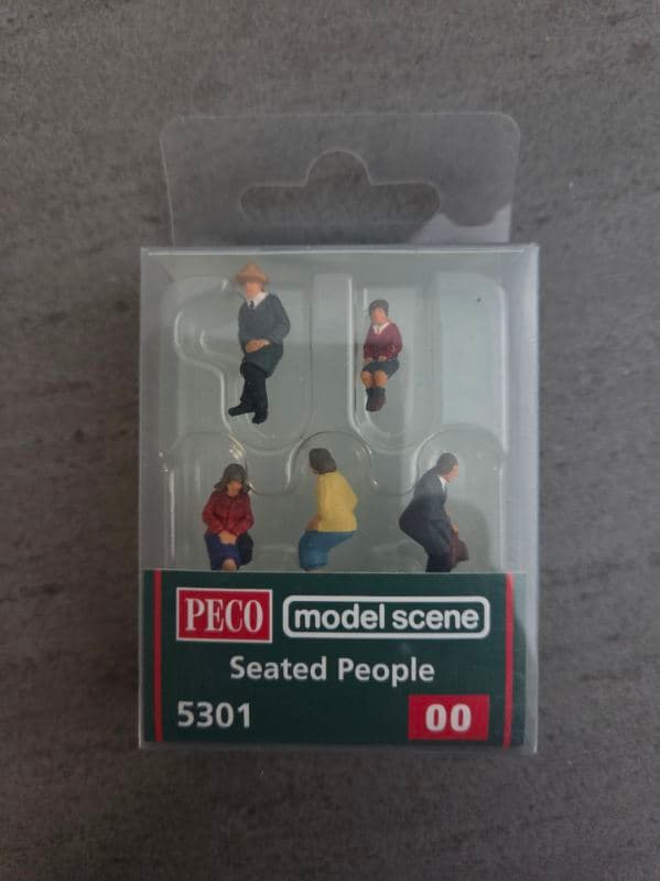 Peco HO Scale Seated People