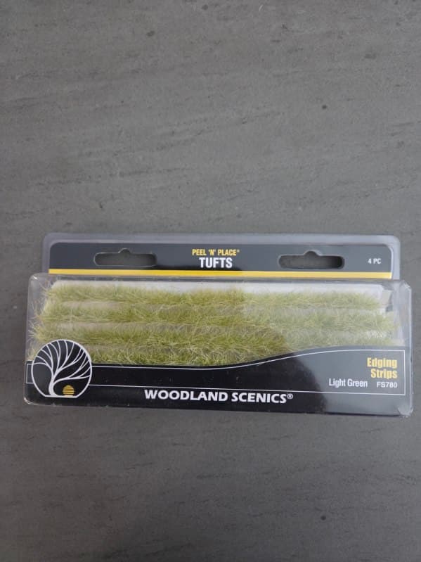 Woodland Scenics HO Scale Light Green Edging Strips