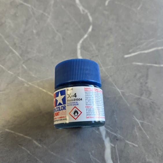 Tamiya X-4 Blue Paint