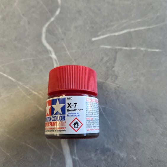 Tamiya X-7 Red Paint