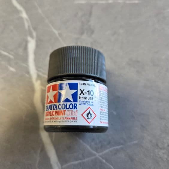 Tamiya X-10 Gun Metal Paint