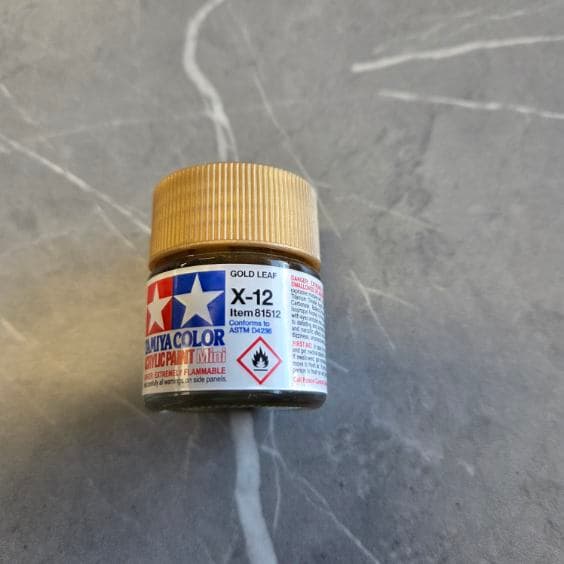 Tamiya X-12 Gold Leaf Paint