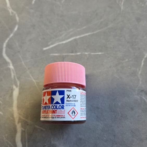 Tamiya X-17 Pink Paint