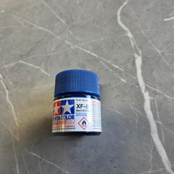 Tamiya XF-8 Flat Blue Paint