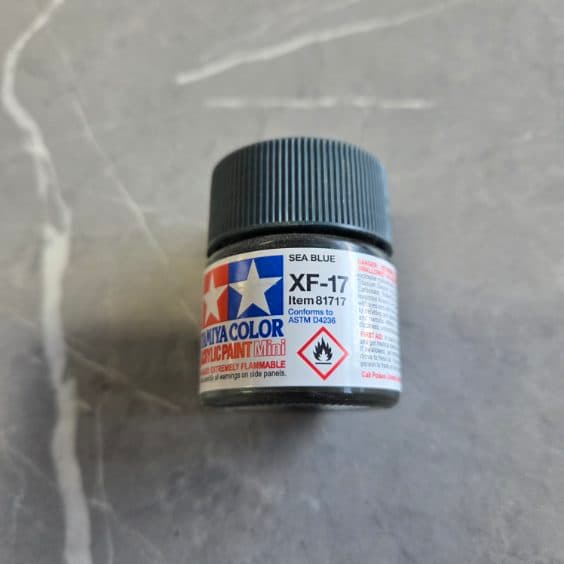 Tamiya XF-17 Sea Blue Paint