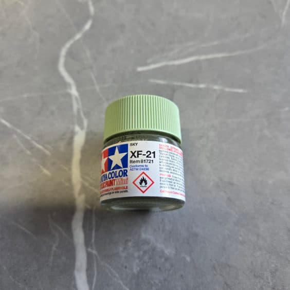 Tamiya XF-21 Sky Paint