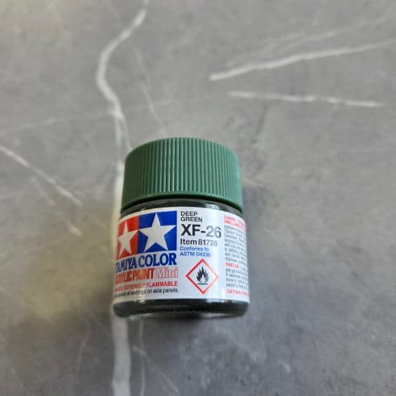 Tamiya XF-26 Deep Green Paint