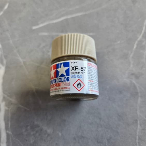 Tamiya XF-57 Buff Paint