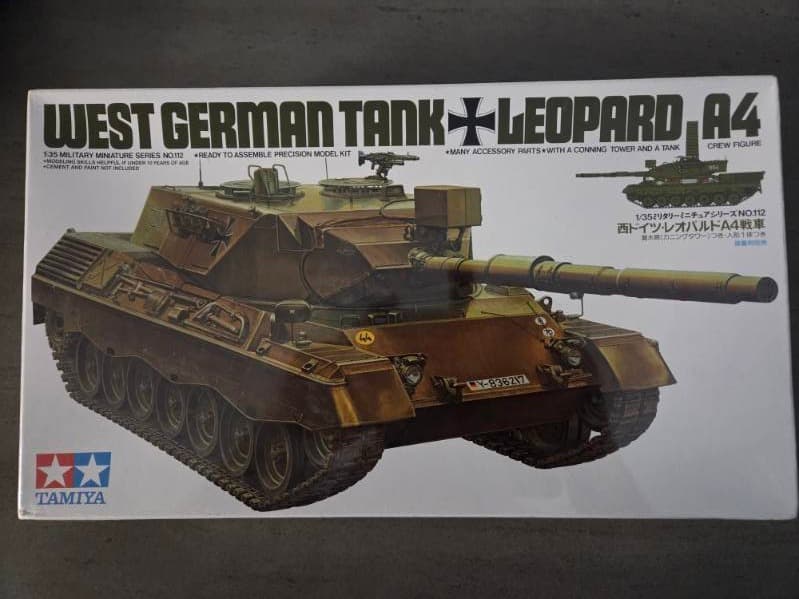 Tamiya Leopard A4 West German Tank Kit