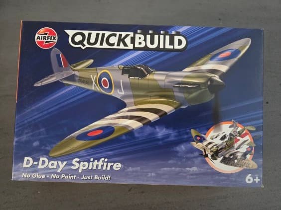 Airfix D-Day Spitfire Quick Build Block Kit