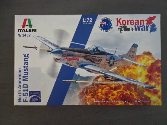 Italeri North American F51 D Mustang - 1:72 Scale Model Kit